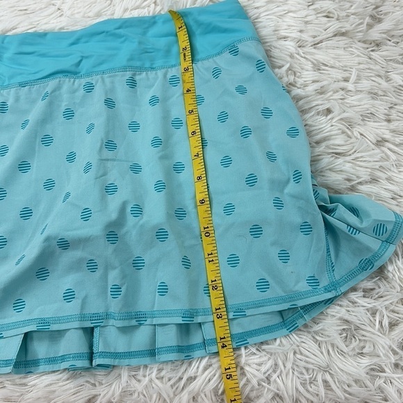 Lululemon Run: Pace Setter Skirt (Tall) *4-way Stretch Stripe Dot Printed Angel - Picture 4 of 9